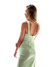 VESTIDO CUELLO ALTO LYCRA VERDE - tienda online