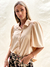 CAMISA MANGAS ANCHAS CON HOMBRERAS BEIGE