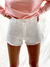 SHORT BLANCO DEFLECADO - comprar online