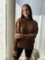 SWEATER MARRON TRENZADO - comprar online