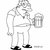 Vinilos Decorativos Barney Toma Cerveza Homero - comprar online