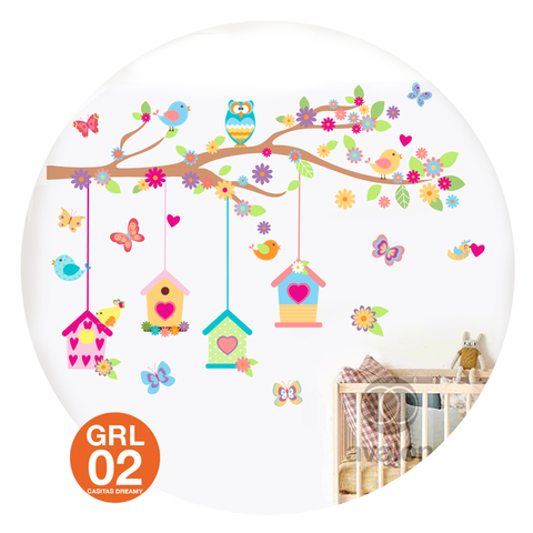 Vinilos Decorativos Pared Nena Infantiles Hada 90x60cm