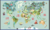 Vinilo decorativo mapamundi 03 paises 200x120 cm