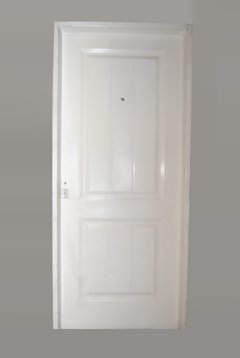 Puerta doble chapa inyectada blanca 80 x 200