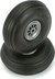 Roda de borracha Low Bounce Treaded 2-1/4" (57 mm) par dub225t