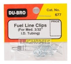clip para mangueira combustível médio (4) - Dubro dub677