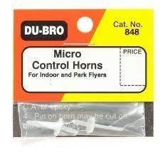 micro control horn 1/2" p/ indoor e park flyer (2) - Dubro dub848