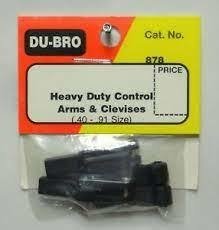 heavy duty control arms e clevises .40-.91 (2) - Dubro dub878 - comprar online
