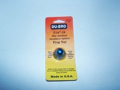 Spinner nut 5/16"-24 azul anodizado - DuBro dub745