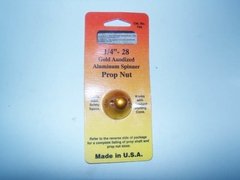 Spinner nut 1/4"-28 ouro anodizado - DuBro dub739