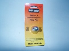 Spinner nut 6mm x 1 alumínio - DuBro dub732