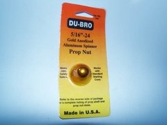 Spinner nut 5/16"-24 ouro anodizado - DuBro dub744