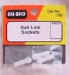 Ball link sockets (4) Dubro dub188