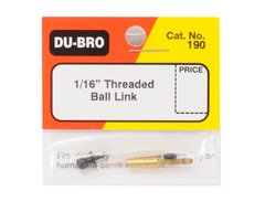 1/16" threaded ball link Dubro - dub190