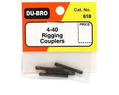 4-40 rigging couplers (4) - Dubro dub618