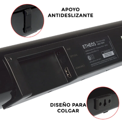 BARRA DE SONIDO ETHEOS ABSI-P60W BLUETOOH/HDMI/CONTROL REMOTO - AbacoShop