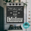 CUBRE COCINA WAKE UP AND BE FABULOUS