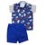 Conjunto Camisa Social Regata Baby Shark