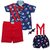 Kit Conjunto Roupa Infantil Baby Shark