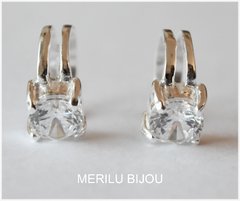 Par de Aros BIDU de Plata 925