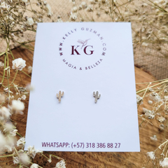 Aretes en Plata Clavijero Cactus