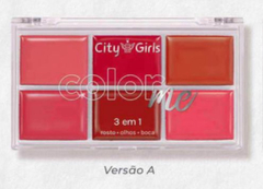 Paleta Multifuncional City Girls Rosto/Olho/Boca