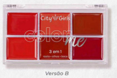 Paleta Multifuncional City Girls Rosto/Olho/Boca - comprar online