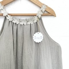 Vestido Helena plata - comprar online