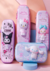 Estojo escolar Sanrio - Turma da Hello kitty, Cinnamoroll, Melody e Kuromi