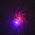 Mini Laser Doble Lluvia Rojo y Azul Figuras Galaxia