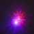 Mini Laser Doble Lluvia Rojo y Azul Figuras Galaxia