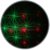 Mini Laser Doble Lluvia Rojo y Verde Figuras Galaxia