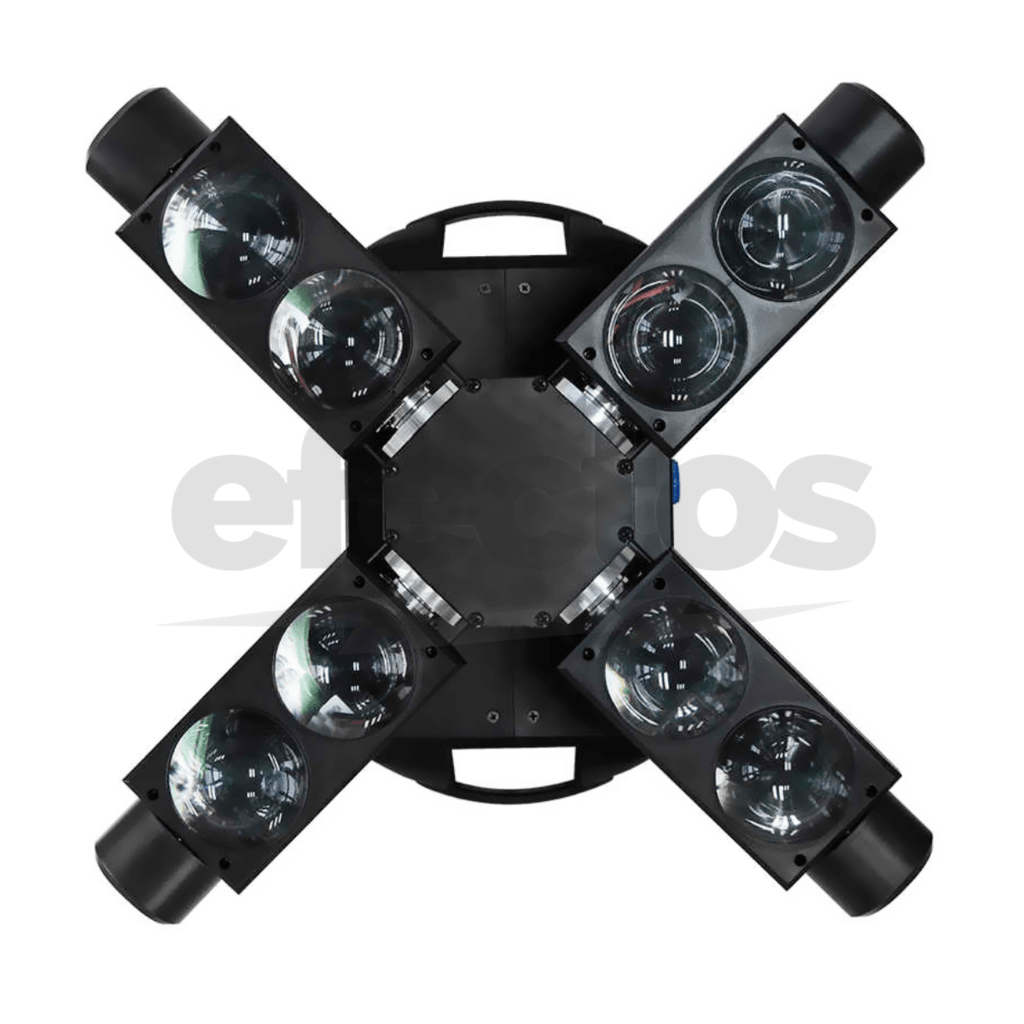 KAOS Spider Moving Head Beam 8 x 10W RGBW LED DMX DJ Stage Lighting