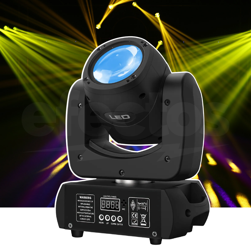 DMX - Luz LED de cabeza móvil de 30 W, iluminación de escenario