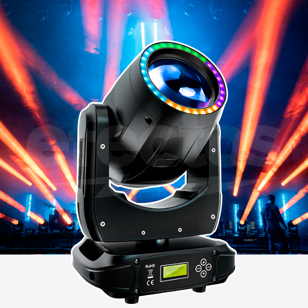 150W Beam Spot Wash 3 en 1 LED con cabezal móvil Luz de escenario para DJ