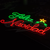 Letrero de Feliz Navidad Luminoso Neon LED con Arbol