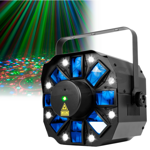 Spider Cabeza Móvil Beam 6x10W RGBW Efecto LED DMX Discoteca DJ