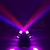 Doble Bola Loca 4 en 1 LED Beam Laser Strobo y Gobos Disco DJ