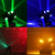 Luces y Efectos Dos Bolas Locas LED Beam Laser RGB Strobo y Gobos