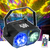 Luces para Fiestas 4 en 1 RGBW LED Derby DJ Dmx Karaoke