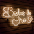 Letrero Luminoso Neon LED de Bodas de Oro para decoración de eventos