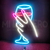 Letrero Luminoso Neon Bar Copa de Martini y Chop Led Flexible Bar (copia) on internet