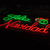 Letrero de Feliz Navidad Luminoso Neon LED con Guirnaldas