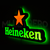 Letrero Luminoso Acrilico Led Cerveza Heineken Bar Karaoke