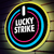 Letrero Acrílico Cigarros Lucky Strike LED Luminoso Discoteca Bar Karaoke