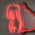 Letrero Luminoso Mujer Sexy Rojo NEON LED Flexible - comprar online