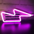 Letrero Luminoso Rayo Fucsia NEON LED Flexible - tienda online