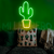 letrero Luminoso Neon Cactus led Banana Decoracion Discoteca