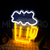 Letrero Luminoso Neon Chop Cerveza Led Flexible Bar Karaoke