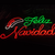 Letrero Luminoso de Gorro Navideño  Neon Led Feliz Navidad